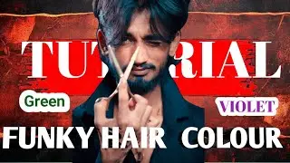 Hair colour class  || funky Hair colour tutorial 
