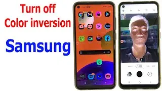 How to turn off color inversion on Samsung phones