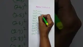 Square Shortcut Trick#square 21-30 Tricks#Maths#shorts
