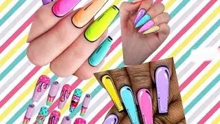 CARTOON POP ART NAILS - nail trend #nailart #gelxnails