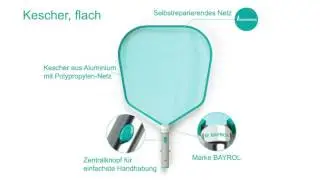 Kescher BAYROL Poolzubeh&ouml;r selbst reparierendes Netz Pool Innovation