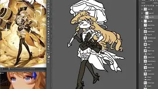 [Silly Wisher] How to draw Navia