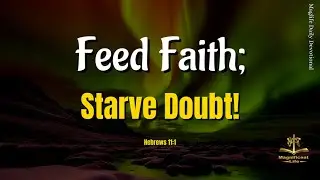 Feed Faith; Starve Doubt! |Magnificent Life Daily Devotion