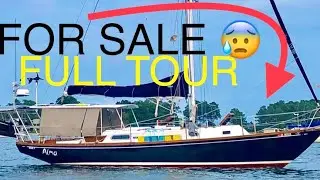 Our SAILBOAT is FOR SALE 😱 FULL TOUR of a REMODELED Sailboat