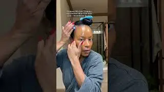 I applied the Danessa Myricks Yummy Skin Serum Skin Tint Foundation with my hand no brush, no sponge