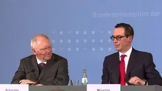 Treasury chief in Germany says US not seeking 'trade wars'