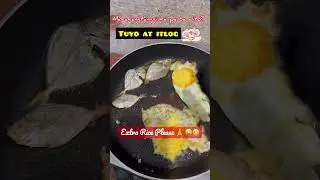 Tuyo at Itlog👍😜❤️ #driedfish #egg