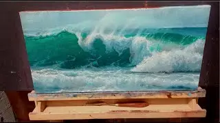 Translucent Green Ocean Wave | Oil Painting Tutorial