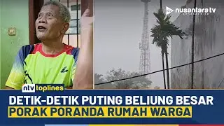Heboh Angin Puting Beliung Terjang Pemukiman di Depok, Sejumlah Rumah Warga Rusak Parah | NTV