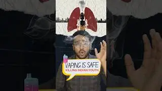 ARE VAPES H̶A̶R̶M̶F̶U̶L̶ SAFER THAN CIGARETTES?🤔 #shorts #sutta #smoker