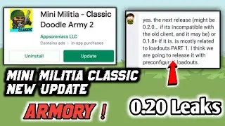 😍Mini Militia Classic New Update Leaks | Mini Militia Classic | Da2 | Mini Militia | Grenade Killers
