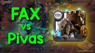 Albion Online Castle | FAX vs PIVAS | Chariot POV