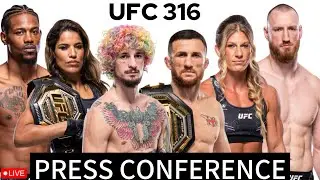 UFC 316 PRESS CONFERENCE LIVE REACTION