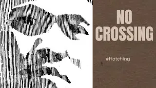 Satisfying Hatching Art: Creating Depth with Minimalist Strokes #hatching #portraithatching