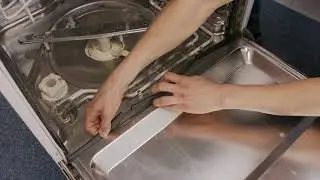 Cómo cambiar la junta inferior de la puerta de un lavavajillas