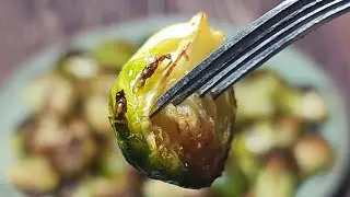 BALSAMIC Vinegar Trick for PERFECT Roasted Brussels Sprouts!