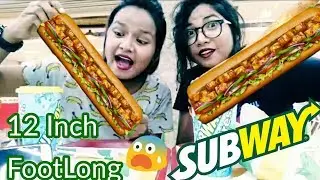 2x FOOTLONG Subway Challenge|| Eating Challenge || Eposode-13