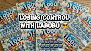 Losing control with Florida lottery scratch off tickets and Labubu ￼
