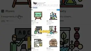 Student Dashboard Notion Template