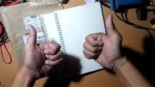 Unboxing Buku Catatan motif titik-titik / dots B5