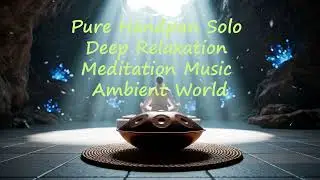 HandpanPure Handpan Solo | Deep Relaxation and Meditation Music (432Hz) | Ambient World