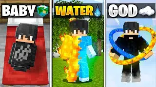 Birth to Death as ELEMENTAL GOD in Minecraft!