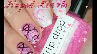Roped Heart EASY Vday Nails| Sam H Nails