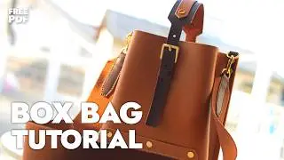 가죽 공예/가죽 가방 만들기/사각 버킷백/Making leather bag/Square bucket bag/Leather craft