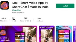 Moj Short Video App- TikTok Alternative Indian App