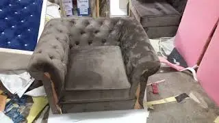 Chesterfield sofa Design, DIY Chester sofa, Chester field Sofa corner set, kaise Banau Chester sofa.