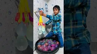 Holi Water Balloons 🎈 लेकर आया#ytshorts #holi #balloon #pichkari #shortsviralkaisekare