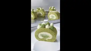 Soft & Fluffy JEJU Matcha Roll Cake