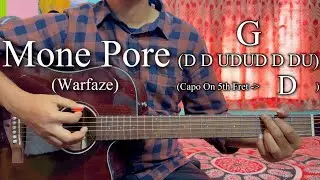 Mone Pore | Warfaze | Easy Guitar Chords Lesson+Cover, Strumming Pattern, Progressions...