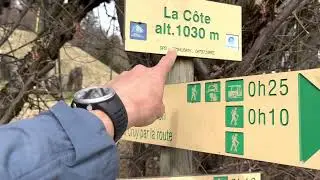 Utilisation de l’altimètre sur la montre MW900 FORCLAZ
