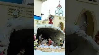 Christmas Crib morning view | Infant Jesus Cathedral Hinkal Mysore Karnataka