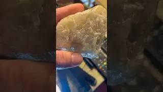 Large Polished Raw Quartz #rockhounding #quartz #creek #crystal