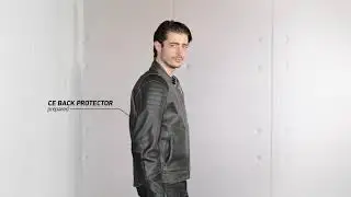 Geaca moto vintage de piele MACNA LANCE
