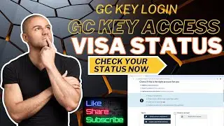 How to check canada visa application status online | GC Key Login | Check your status with GC Key