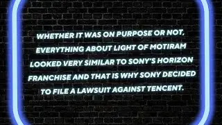 Sony filing a lawsuit against Tencent for plagiarizing their own Horizon IP