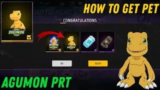 How To Get New Pet In Free Fire | Agumon Pet In Free Fire | How To Get Agumon Pet | Free Fire