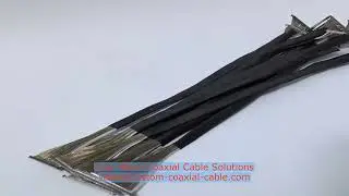 Flexible Micro-coaxial Cable CABLINE-UX II 44 awg micro coax cable France supplier Video Laryngoscop