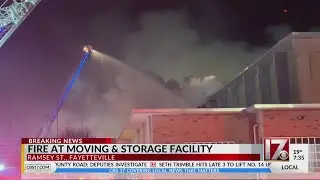 Fire at Fayetteville storage facility