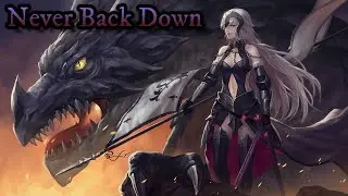 nightcore - Never Back Down (Two Steps From Hell)
