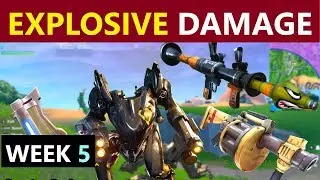 Deal damage with explosive weapons (Fortnite Season 10 Week 5 BLOCKBUSTER Challenges)