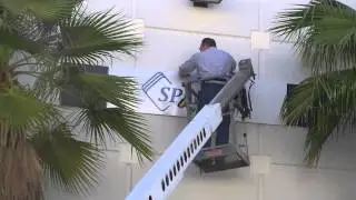 Sparsha Exterior Building Sign Install