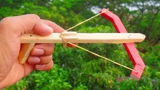 How To Make Easy Homemade Weapons। Small Crossbow । Mad Tools