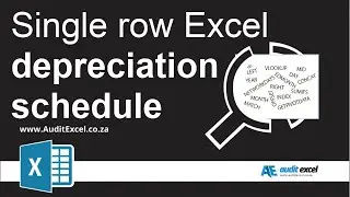 Depreciation expense calculation in Excel