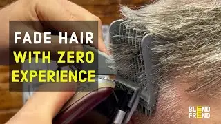 MEN’S HAIRCUT TUTORIAL | HOW TO FADE HAIR | BLEND FREND FADING COMB