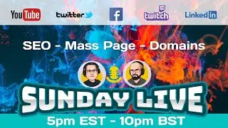 Sunday Live - SEO - Mass Page - Domains - LTDs - Demos - 9th January 22  quickblog  appsumo seo