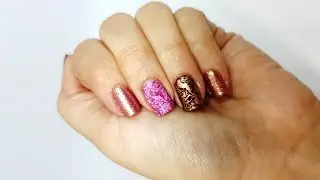 ESTAMPADO BICOLOR & GLITTER METAL | EASY STAMPIG MANICURE